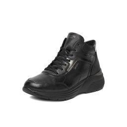 Botine dama din piele naturala, Remonte, D6683-03, negru