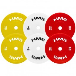 Set greutati olimpice HMS TPP 2 x 1.5 - 5 KG (18 KG)