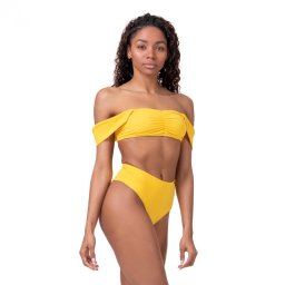 NEBBIA Miami Retro Bikini Top Yellow M