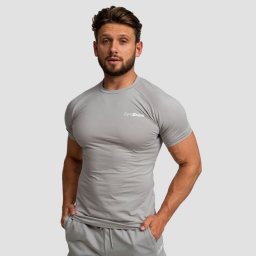 GymBeam Tricou Fitted TRN Grey L