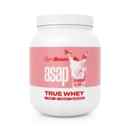 GymBeam ASAP True Whey 900 g căpșuni