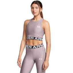 Under Armour Top pentru femei HeatGear Rib Tank Grey M