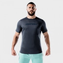SQUATWOLF Tricou LAB360º Recycled Mesh Tee Blue Nights XXL