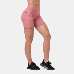 NEBBIA Pantaloni scurți pentru femei Fit & Smart Biker Old Rose XS