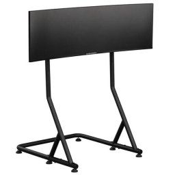 Sim racing cu monitor curbat de 49" 5K si suport dedicat Negru