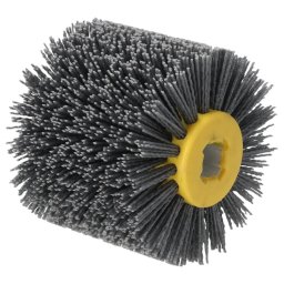 Perie de nailon pentru mașină de șlefuit și satinat 120x100mm, gr 80