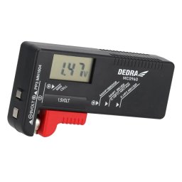 Tester baterii 1,5V, 9V