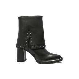 Ghete damă ciocate cu capse, Epica, negre, din piele naturală OTR1244-38 EU
