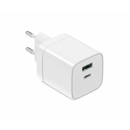 Incarcator USB Ieșire USB-C: USB-C: 5V/3A, 9V/3A, 12V/3A, 15V/3A, 20V/2,25A (45W) PPS: 3,3-11V/4,05A (45W) USB-A: 5V/3A, 9V/2A, 12V/1,5A (18W) USB-C+USB-A: 30W+12W=42W max. Tensiune de intrare: 100-240VAC, 50/60Hz Protecție la supratensiune și