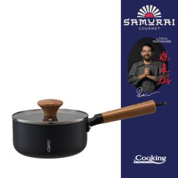 CASEROLA ALUMINIU + CAPAC 16X7.5CM, 1.4L, RIKITO WATANABE, SAMURAI GOURMET, COOKING BY HEINNER
