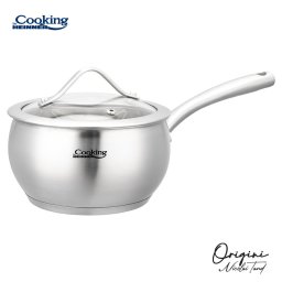 CASEROLA INOX+ CAPAC 16X9 CM, 1.8 L, NICOLAI TAND, ORIGINI, COOKING BY HEINNER