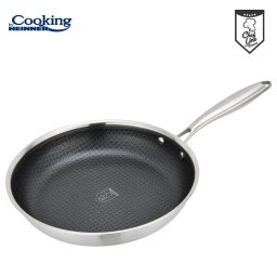TIGAIE INOX IN 3 STRATURI 28X5.5 CM, TITANIUM3, COOKING BY HEINNER
