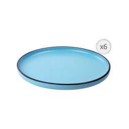 SET 6 FARFURII DESERT, CERAMICA 20 CM, ELECTRA, ART OF DINING BY HEINNER