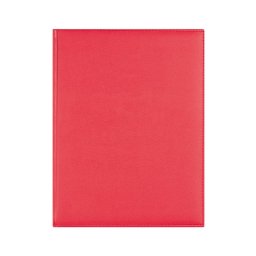 Agenda datata saptamanal A4 Lux Ego, hartie offset alba, coperta rosie