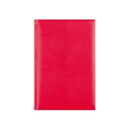 Agenda A5 datata zilnic Basic Ego, hartie offset alba, coperta rosie