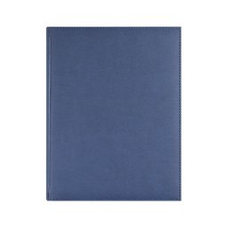 Agenda datata saptamanal A4 Lux Ego, hartie offset alba, coperta albastru petrol texturat