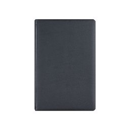Agenda A5 datata zilnic Office Ego, hartie offset ivory, coperta neagra