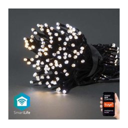 Nedis WIFILX02W100- Ghirlandă LED de Crăciun 100xLED/8 funcții 15m IP65 Wi-Fi Tuya