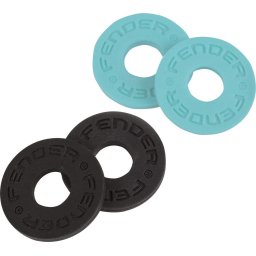 Fender Strap Block 4-Pack Black and Daphne Blue