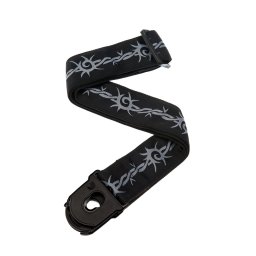 Daddario Planet Lock Guitar Strap Barbed Wire