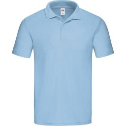 Tricou polo albastru pentru bărbați Original Polo Friut of the Loom