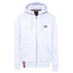 ALPHA INDUSTRIES Hanorac negru / alb