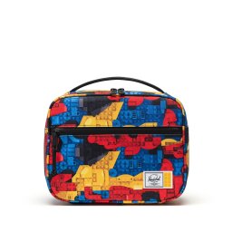 Herschel Caserole 'LEGO® Pop Quiz Lunch Box' albastru / galben / roșu / negru