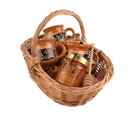 CADOU ROMÂNESC CU PRODUSE TRADIȚIONALE PENTRU IUBITORII DE CEAI (cod CAD442)