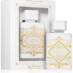 Lattafa Badee Al Oud Honor & Glory - Apă de parfum (EDP), 100 ml - Categorie olfactivă: Oriental/Amber-Gourmand-Woody - Note vârf: Ananas, Crème brûlée - Note mijloc: Scorțișoară, Turmeric, Piper negru, Benzoin