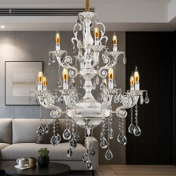 Candelabru Cu 12 Brate, Soclu E14, Ø850 X H850Mm, 9010/8+4
