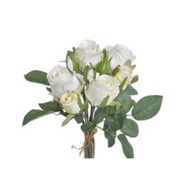 Buchet 4 tarndafiri+ 3 boboci din flori artificiale
