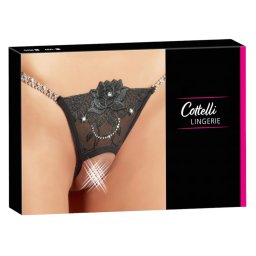 Cottelli - floare strălucitoare - tanga deschisă