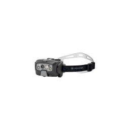 Ledlenser HF8R Core - Lanternă frontală LED reîncărcabilă, cu intensitate reglabilă, 2000 mAh, IP68, 800 lm, autonomie 60 h, gri