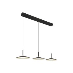 Globo LAMPONE 15635S-3 - Lustră LED suspendată pe cablu, 24W/230V, 4000K, neagră