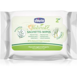 Chicco NaturalZ Protective & Refreshing Wipes șervețele anti-țânțari 2 m+ 20 buc