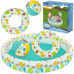 Basen SET 3in1 PISCINA + MINGE + INEL BESTWAY 51124