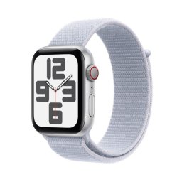 Smartwatch Watch SE GPS + Cellular 44 mm Silver Aluminium Case with Blue Cloud Sport Loop