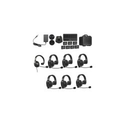 Microfon Solutie intercom completa WiTalk WT7S7xbat 7 pers Full-Duplex 1.9GHz single-ear Negru
