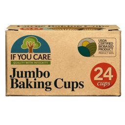 Hartie de copt briose nealbita compostabila jumbo 24buc If You Care