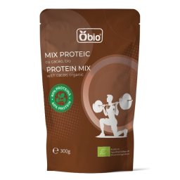 Mix proteic cu cacao bio 300g Obio
