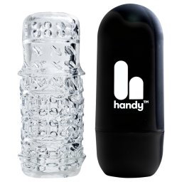 The Handy - Masturbator pentru bărbați - Textură TrueGrip Gen 2 - transparent