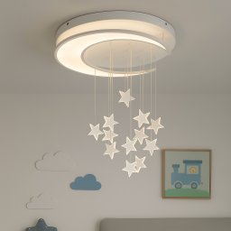Lustra Led Moderna Alba, Design Stele, 60W, Lumina Reglabila 3000–6500K