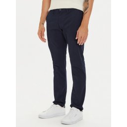 s.Oliver Pantaloni chino, Austin, barbati, cu talie medie si croiala Slim Fit, Bleumarin inchis (SELECTATI MARIMEA: 38, SELECTATI LUNGIMEA: 32)