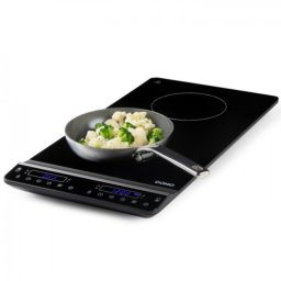 Plita electrica dubla cu inductie Domo DO30211IP, 1800 W si 1300 W