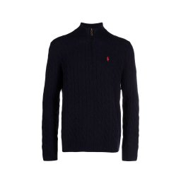 POLO RALPH LAUREN Pulover Lscablehzpp-Long Sleeve 710876766002 400 blue