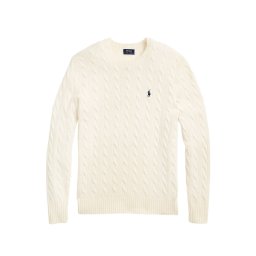 POLO RALPH LAUREN Pulover Lscablecnpp-Long Sleeve 710876762010 101 natural
