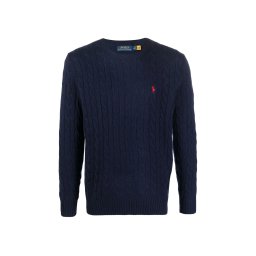 POLO RALPH LAUREN Pulover Lscablecnpp-Long Sleeve 710876762002 400 blue