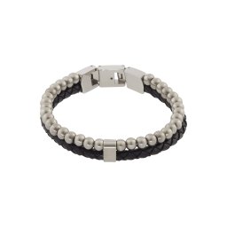 FOSSIL Brățară negru / argintiu