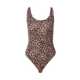 ONLY Tricou body 'ONLLove' bej / negru
