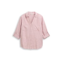 Tom Tailor Women + Bluză roz / alb